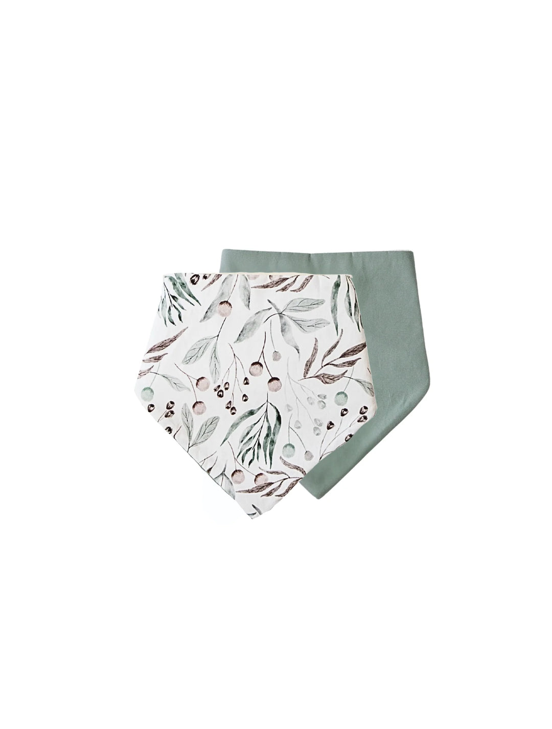 Bambella Designs Bandana Bibs 2 Pack | Botanical & Lagoon