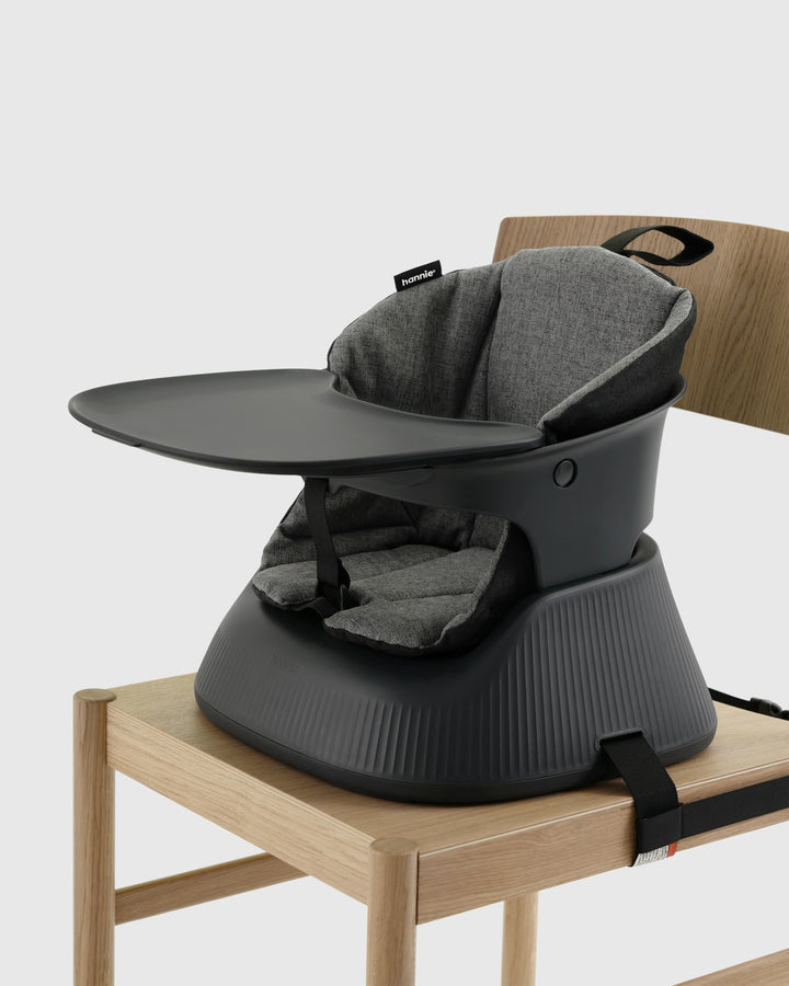Hannie Portable High Chair - Charcoal Black