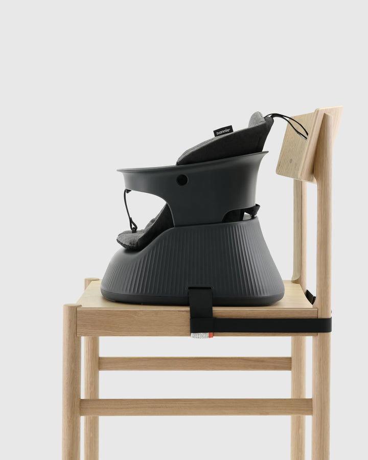 Hannie Portable High Chair - Charcoal Black