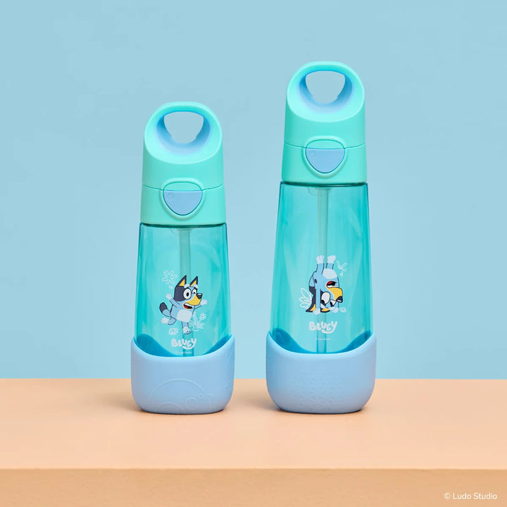 B.box Tritan Drink Bottle 600mL - Bluey playtime