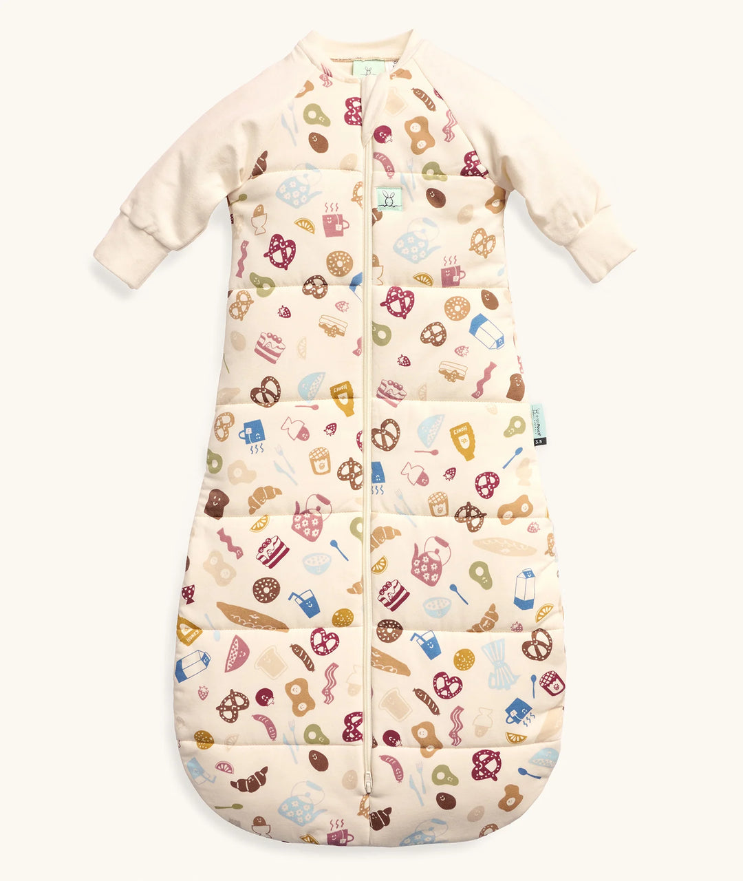ergoPouch Jersey Sleeping Bag 3.5 TOG Sleeved - Bon Appetit