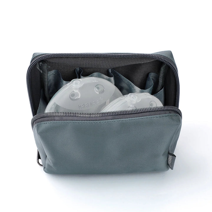 Haakaa Ladybug Milk Collector 2 pack + Bluestone Carry Case