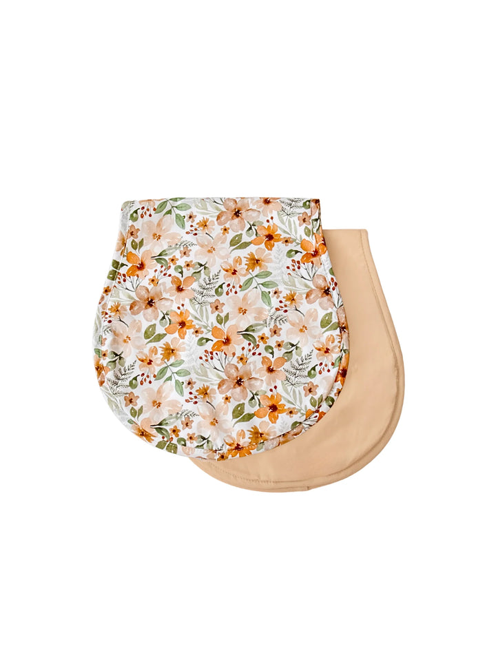 Bambella Designs Burp Cloth 2 Pack | Bloom & Nude