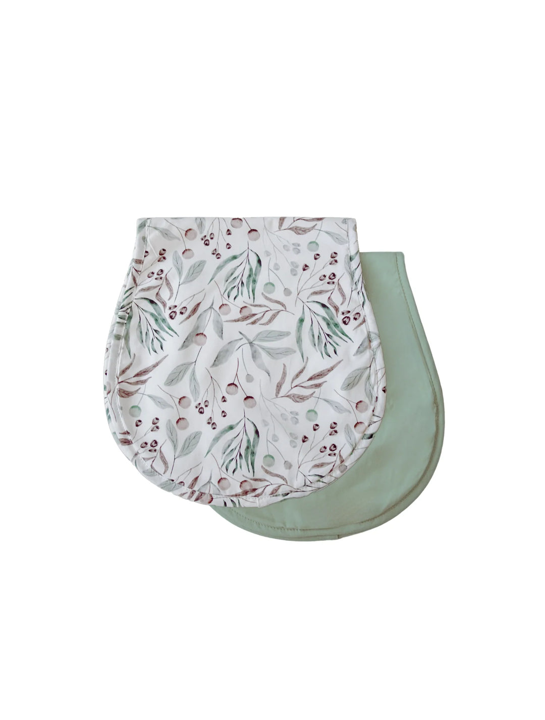 Bambella Designs Burp Cloth 2 Pack | Botanical & Lagoon