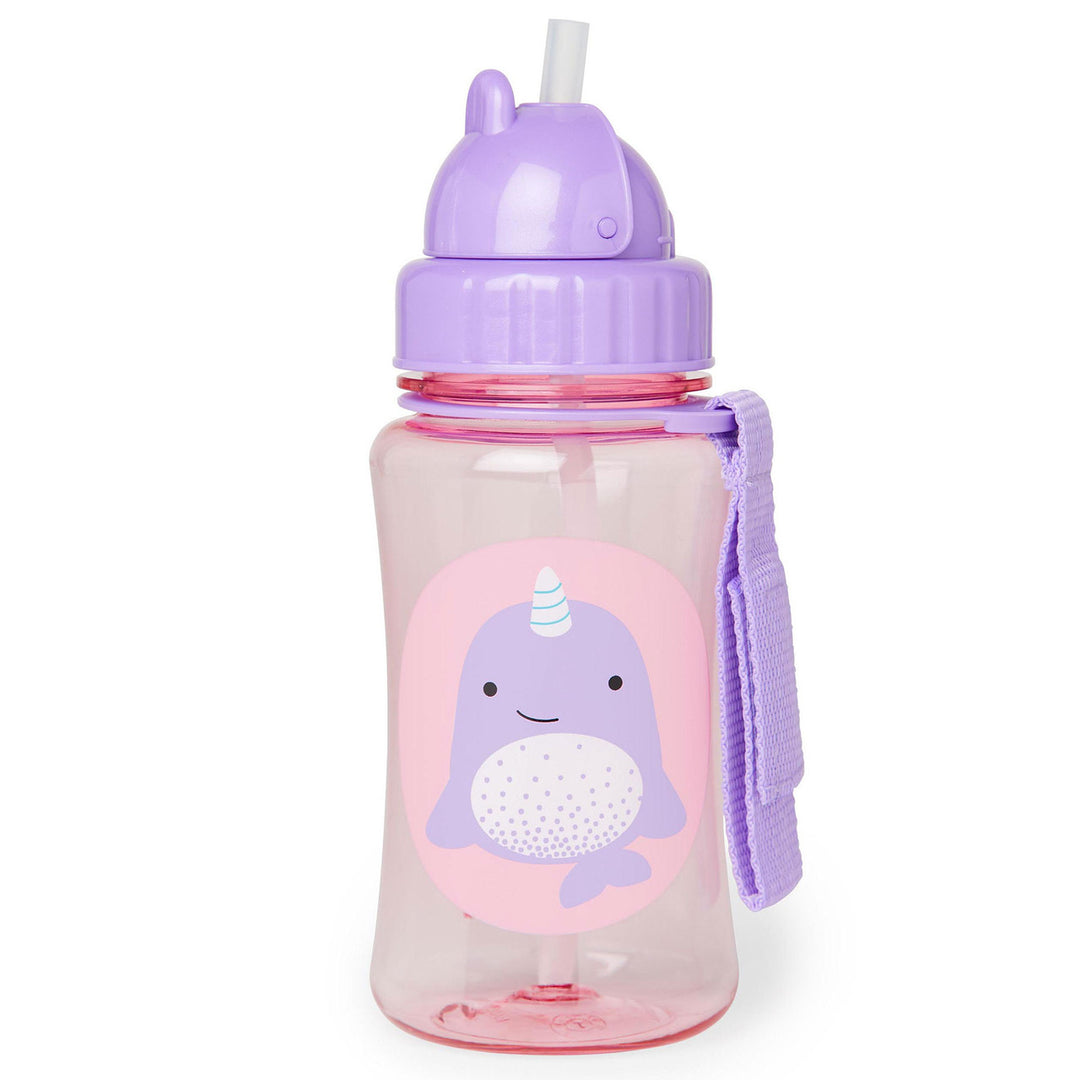 Skip Hop Zoo PP Straw Bottle-Narwhal