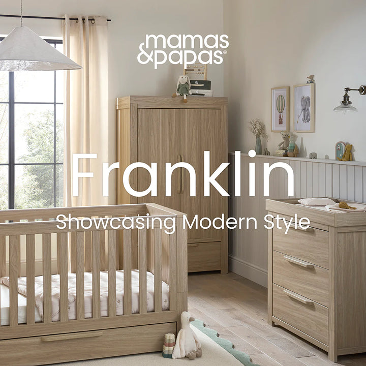 Mamas & Papas Franklin Dresser Changer - Light Oak