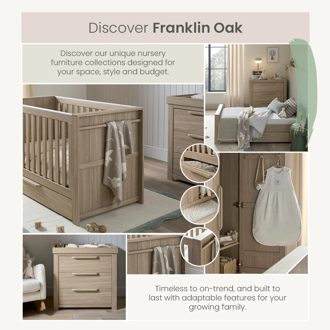Mamas & Papas Franklin Dresser Changer - Light Oak
