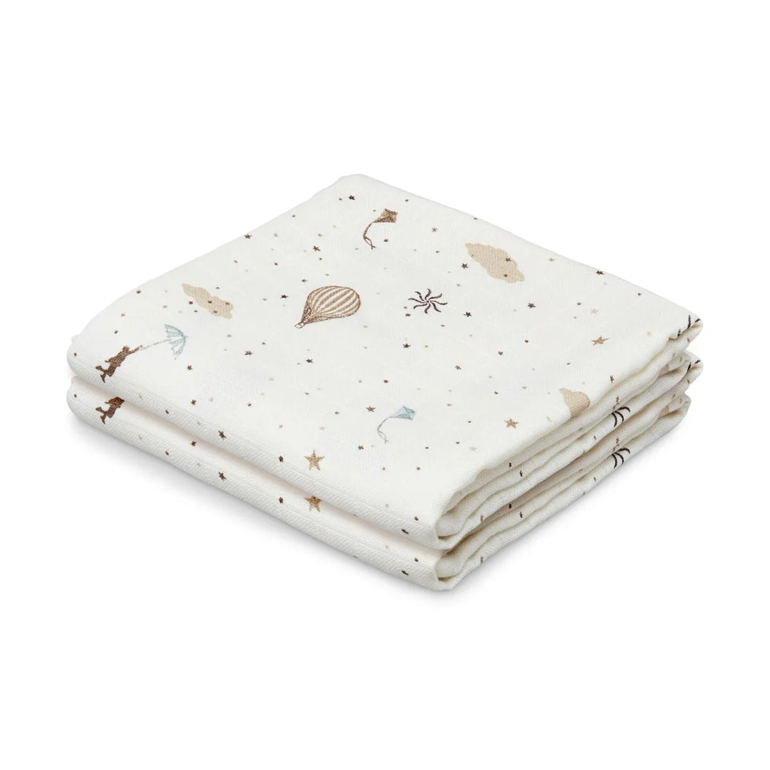 Cam Cam Copenhagen 2 Pack Muslin Cloth - Dreamland
