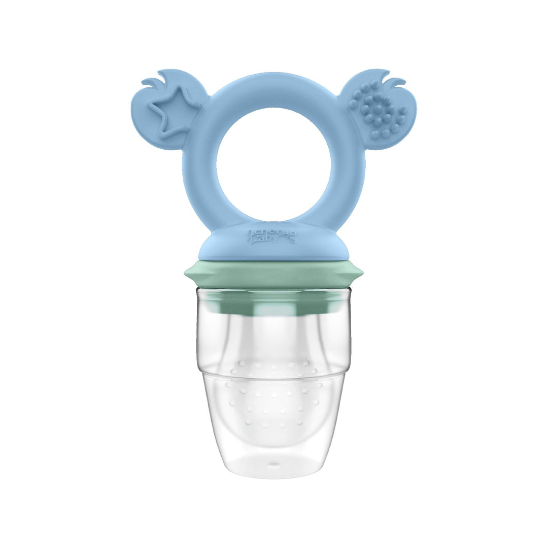 Cherub Baby SILICONE FRESH FOOD FEEDER / NIBBLE TRAY / REPLACEMENT 2PK NET - CERULEAN/SAGE
