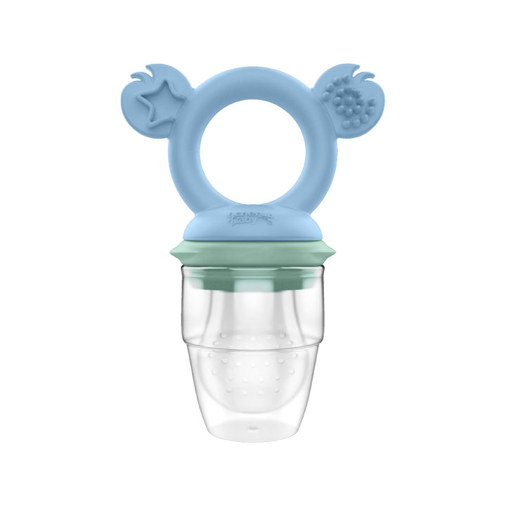 Cherub Baby SILICONE FRESH FOOD FEEDER / NIBBLE TRAY / REPLACEMENT 2PK NET - CERULEAN/SAGE
