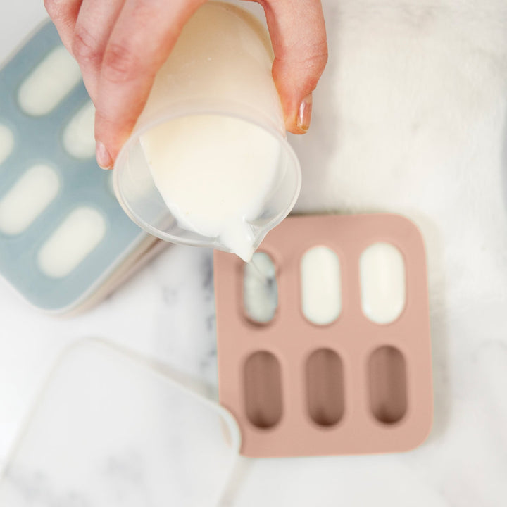 Cherub Baby SILICONE FRESH FOOD FEEDER / NIBBLE TRAY / REPLACEMENT 2PK NET -  DUSTY ROSE / SAND
