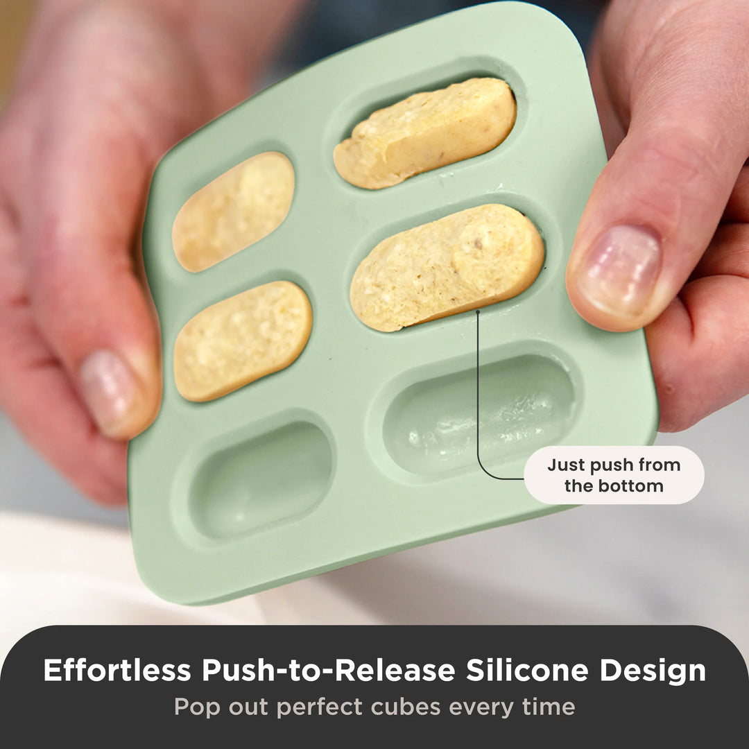 Cherub Baby SILICONE NIBBLE FREEZER TRAY 2PK - CERULEAN/SAGE