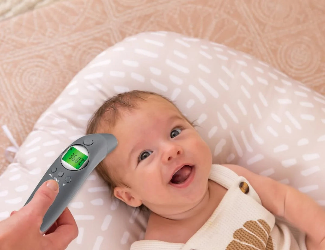 Cherub Baby 4 IN 1 INFRARED DIGITAL EAR AND FOREHEAD THERMOMETER - SLATE