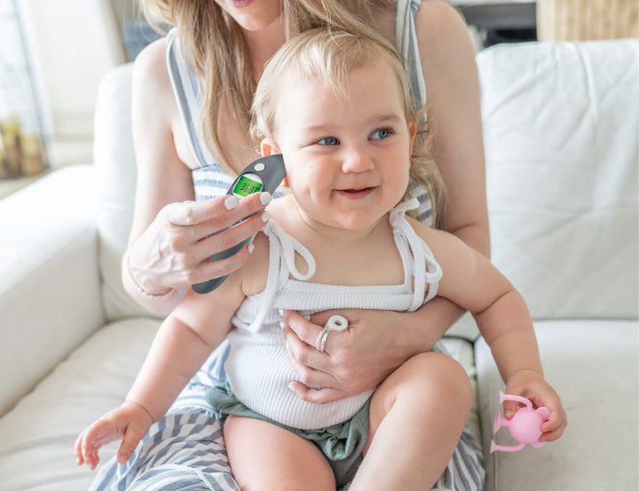 Cherub Baby 4 IN 1 INFRARED DIGITAL EAR AND FOREHEAD THERMOMETER - SLATE