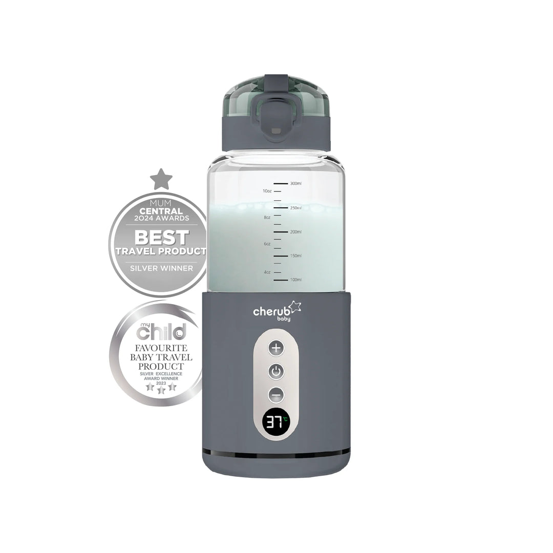 Cherub Baby ANYWHERE PORTABLE BOTTLE WARMER PRO - SLATE