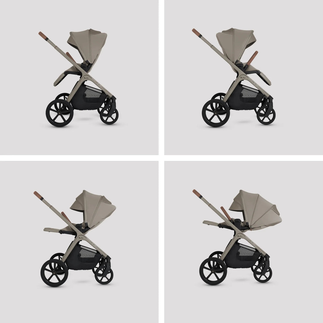 Silver Cross Cove with Carrycot (6 Piece) - Champagne