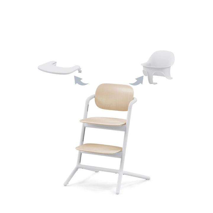 Cybex Lemo Newborn Bundle - Sand White