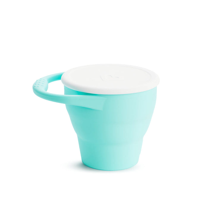 Munchkin C’est Silicone Snack Catcher w/ Lid (Mint)