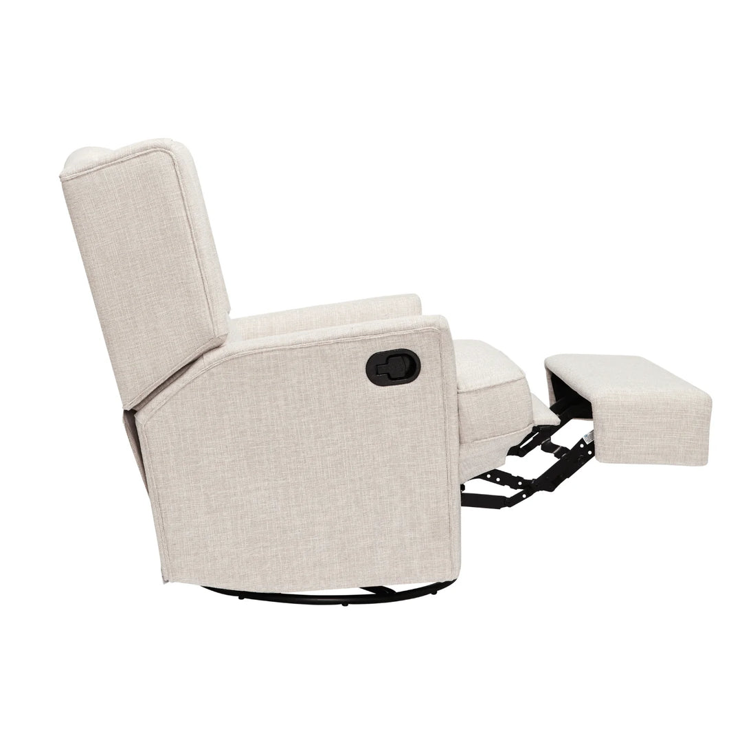 iL Tutto Chelsea Recliner Glider Nursery Chair in Egg Shell