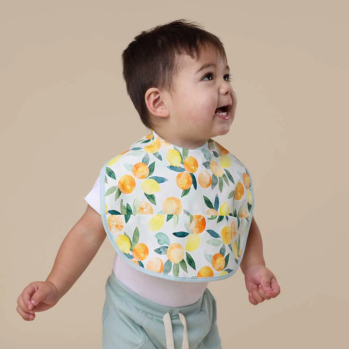 Snuggle Bib Waterproof - Citrus Squeeze