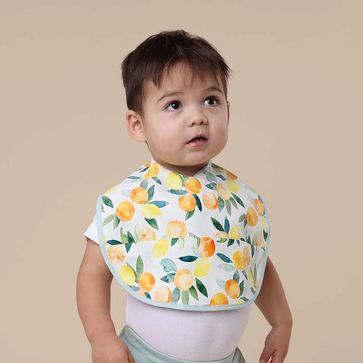 Snuggle Bib Waterproof - Citrus Squeeze