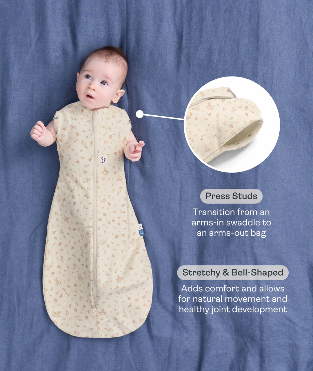 COCOON SWADDLE BAG 0.2TOG - Lullaby