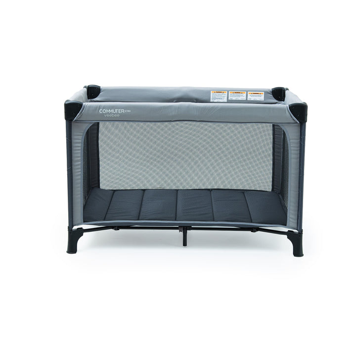 Veebee EZ Fold Commuter Portacot - Grey (N0471)