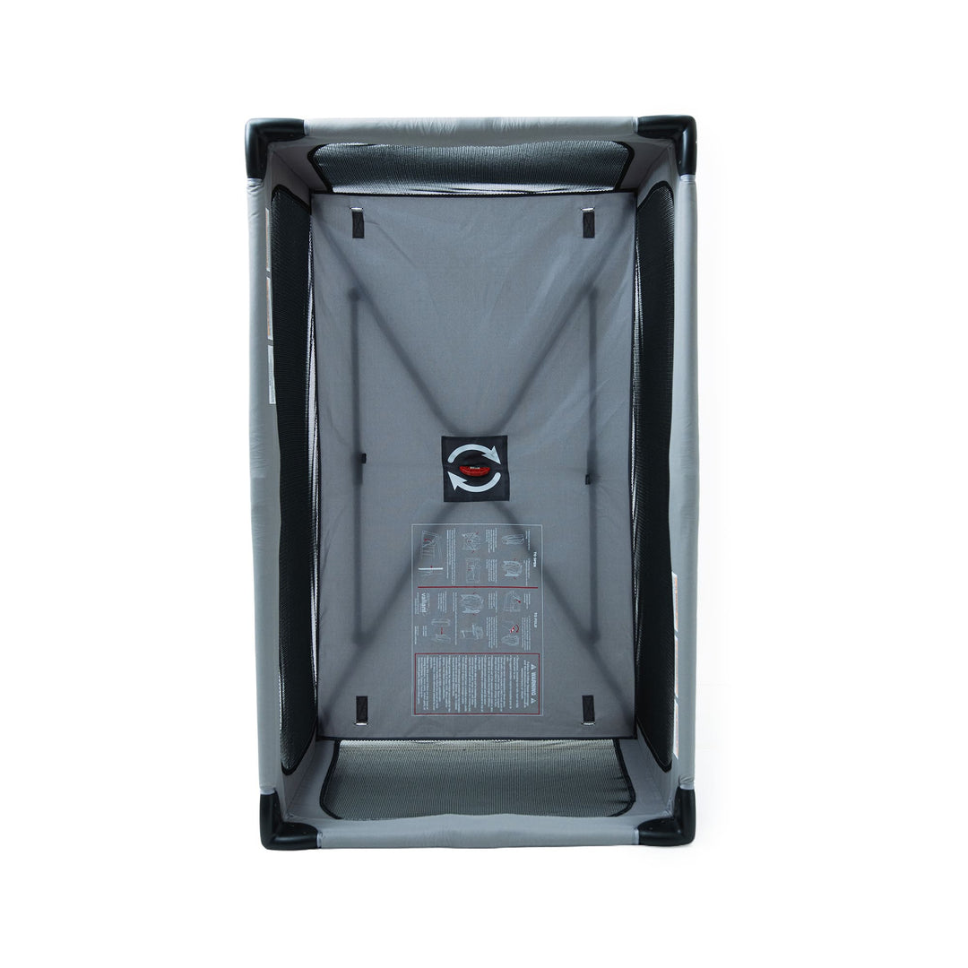 Veebee EZ Fold Commuter Portacot - Grey (N0471)