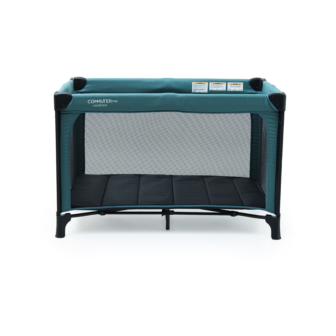 Veebee EZ Fold Commuter Portacot - Teal (N0470)