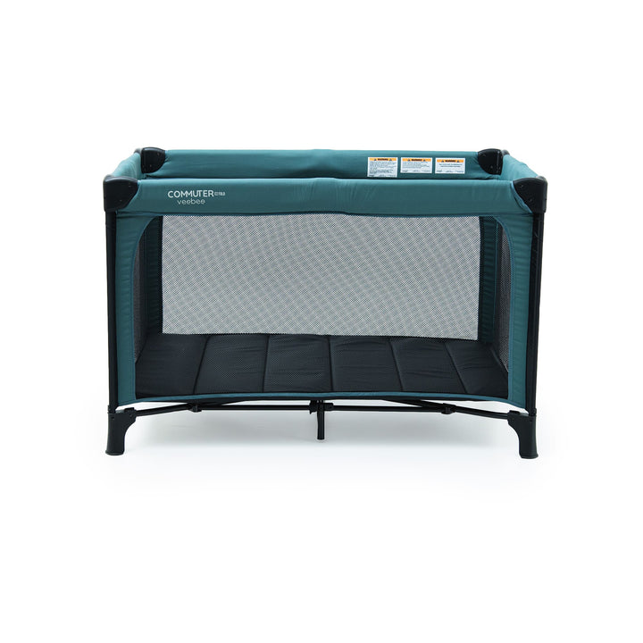 Veebee EZ Fold Commuter Portacot - Teal (N0470)