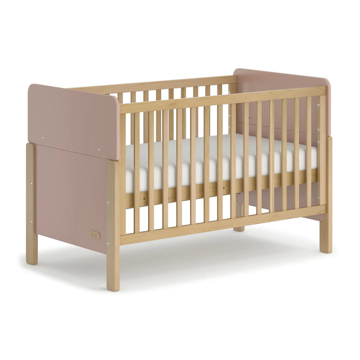 Boori Corindi Baby Cot - Cherry and Almond + Boori Pocket Spring Mattress