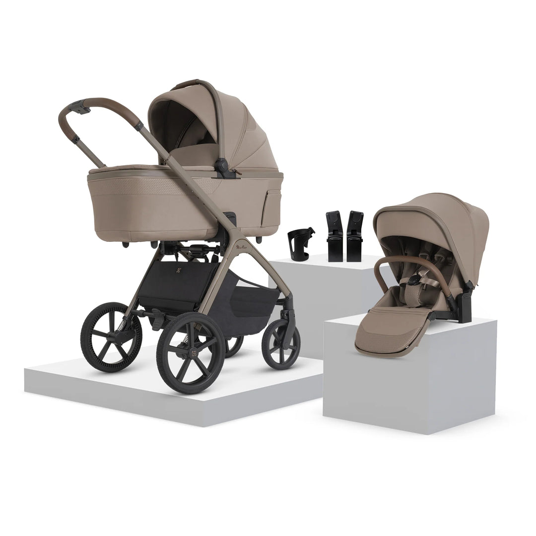 Silver Cross Cove 2 with Carrycot (6 Piece) - Champagne