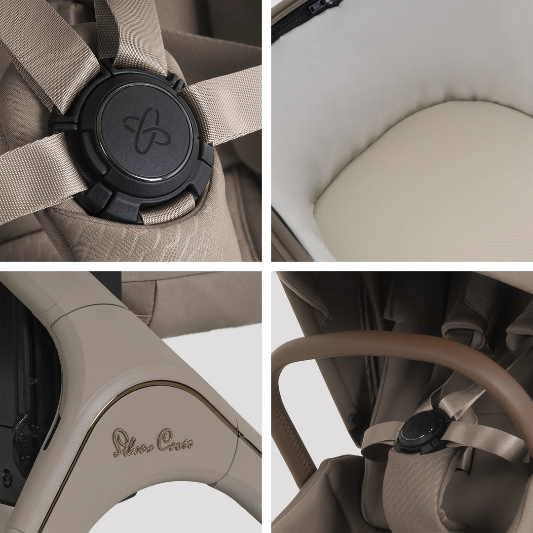 Silver Cross Cove 2 with Carrycot (6 Piece) - Champagne