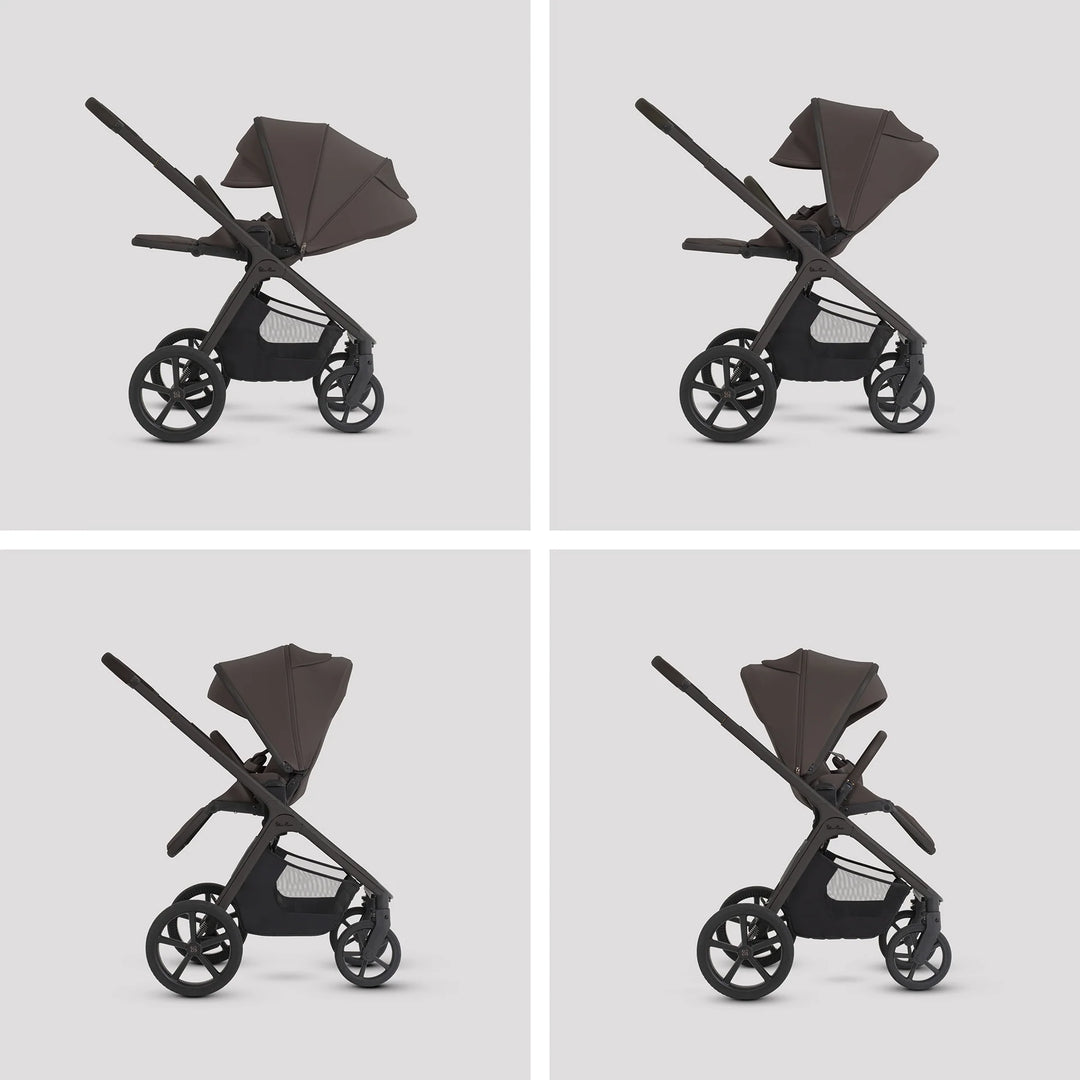 Silver Cross Cove 2 with Carrycot (6 Piece) - Chocolate