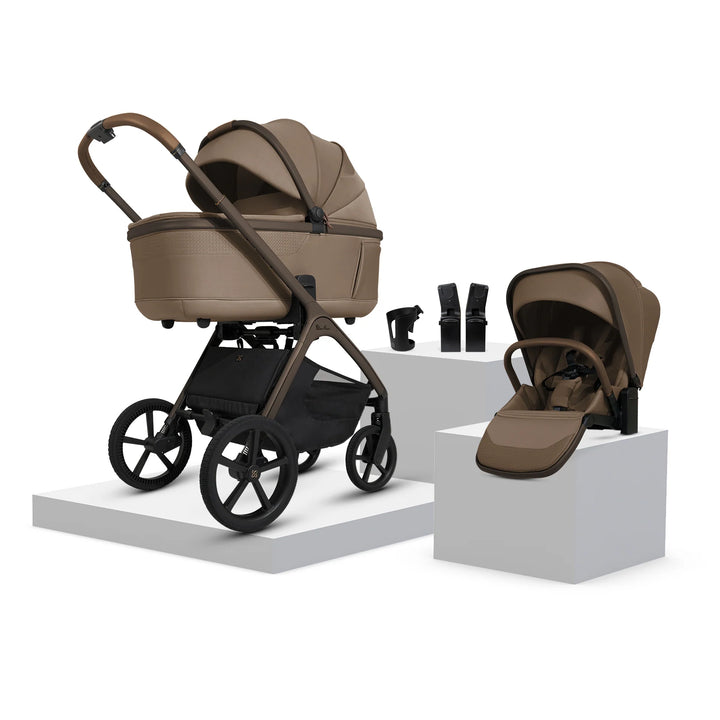 Silver Cross Cove 2 with Carrycot (6 Piece) - Maple