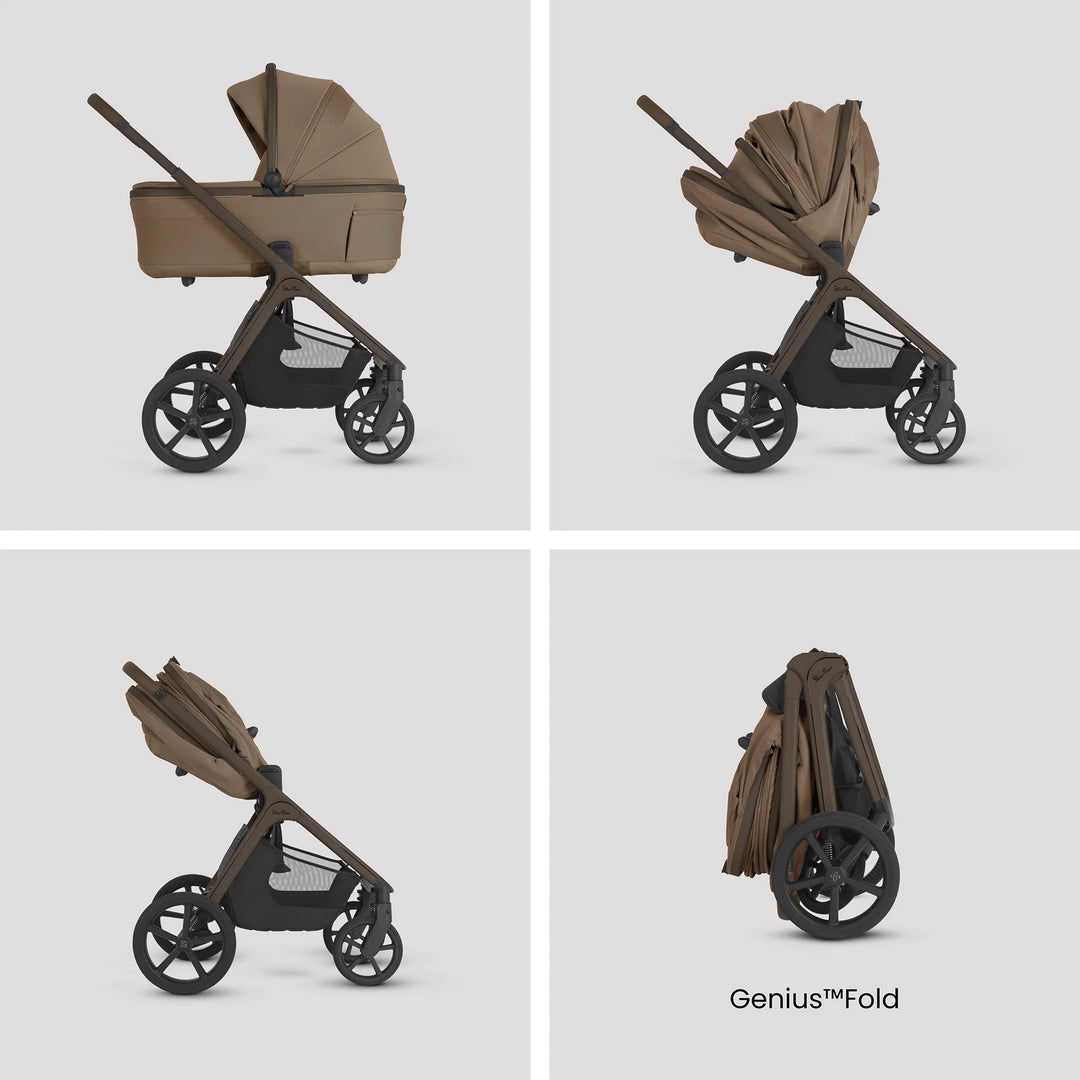 Silver Cross Cove 2 with Carrycot (6 Piece) - Maple