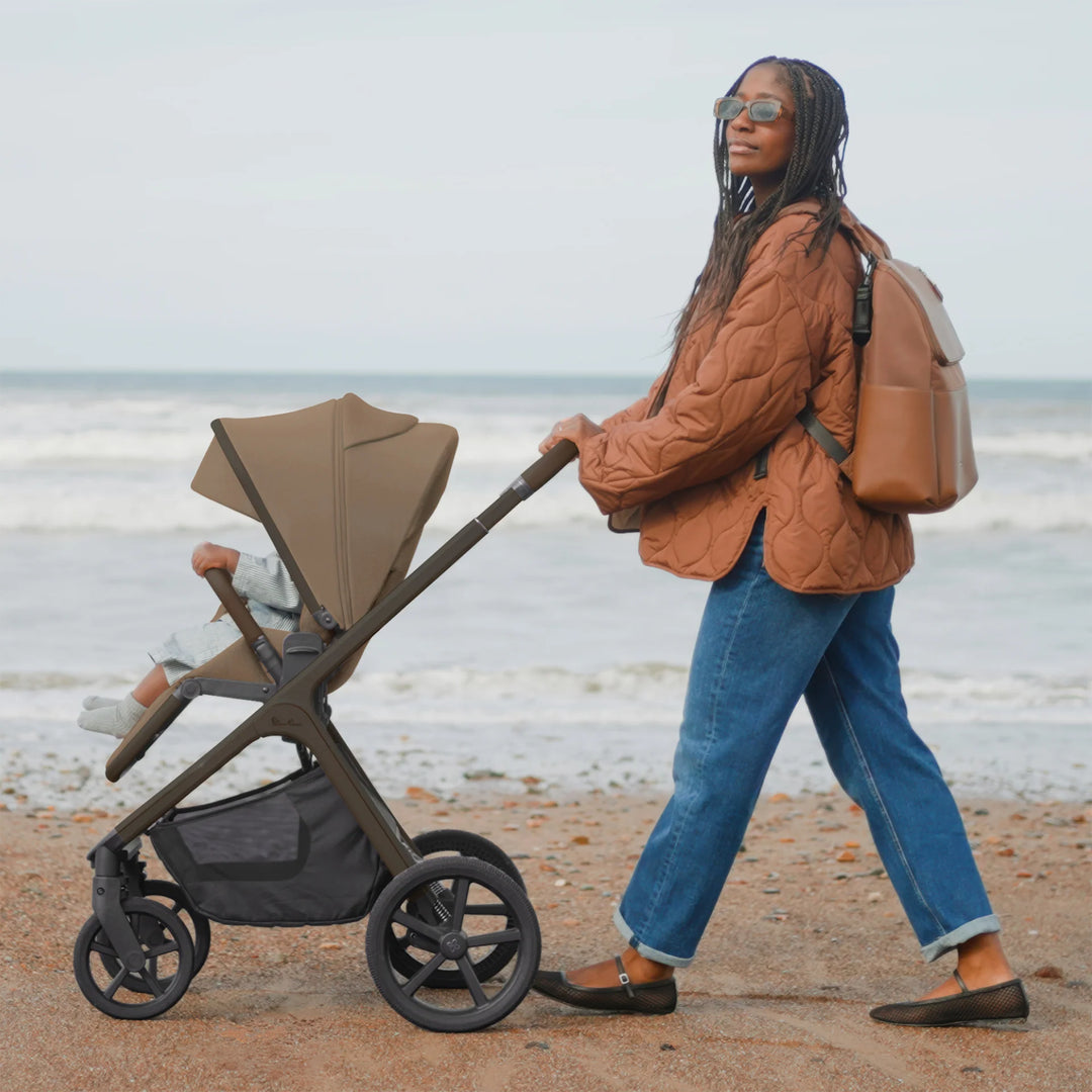 Silver Cross Cove 2 with Carrycot (6 Piece) - Maple