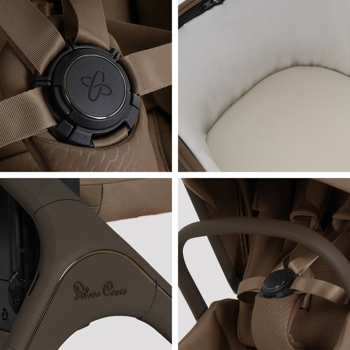 Silver Cross Cove 2 with Carrycot (6 Piece) - Maple