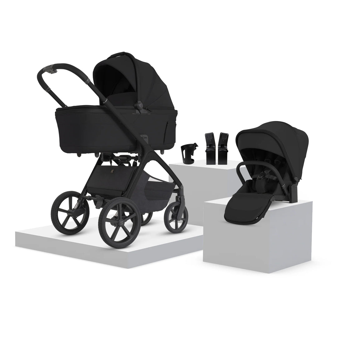 Silver Cross Cove 2 with Carrycot (6 Piece) - Onyx