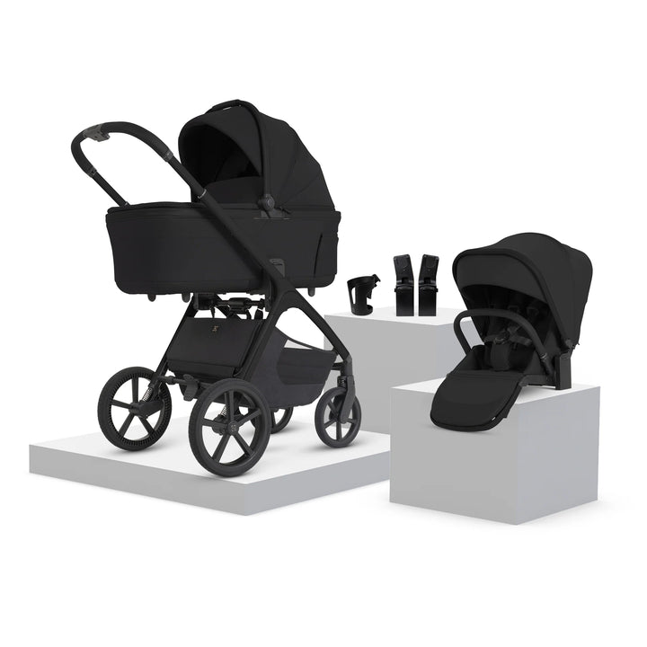 Silver Cross Cove 2 with Carrycot (6 Piece) - Onyx