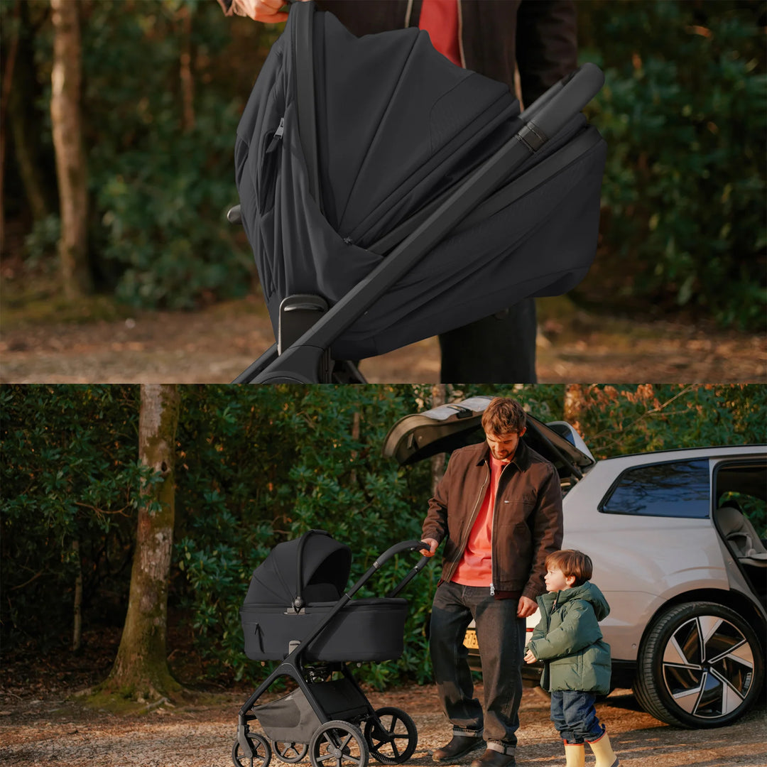 Silver Cross Cove 2 with Carrycot (6 Piece) - Onyx