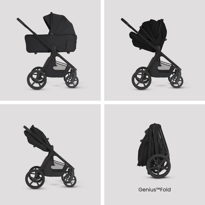 Silver Cross Cove 2 with Carrycot (6 Piece) - Onyx