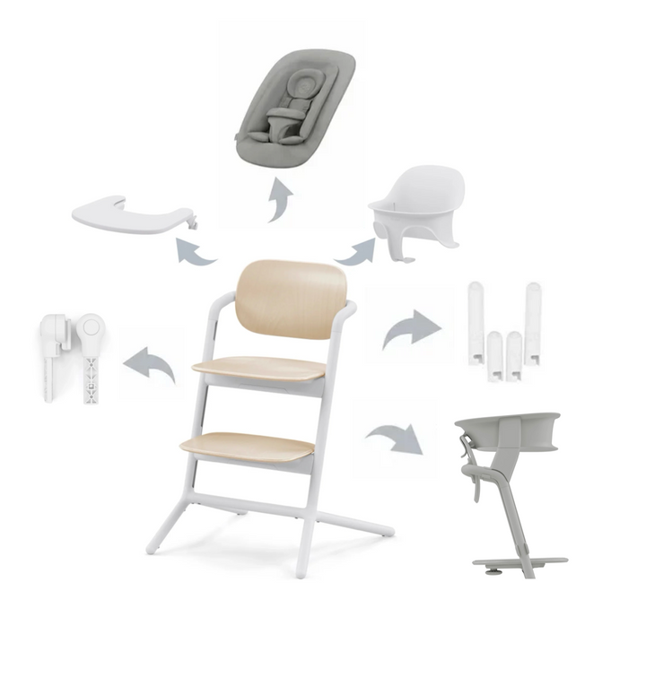 Cybex Lemo Collection Bundle - Sand White