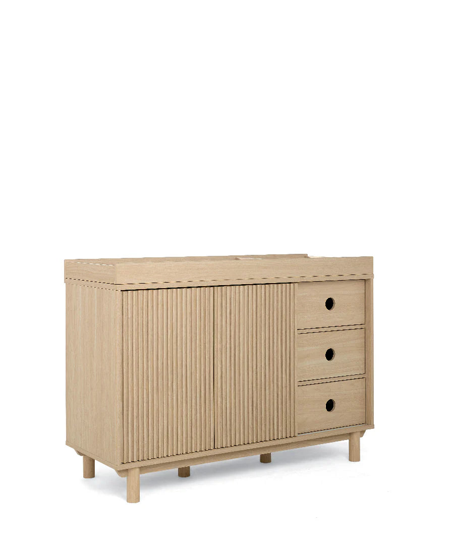 Mamas & Papas Oska WIDE 3 Drawer Dresser Changer - Oak