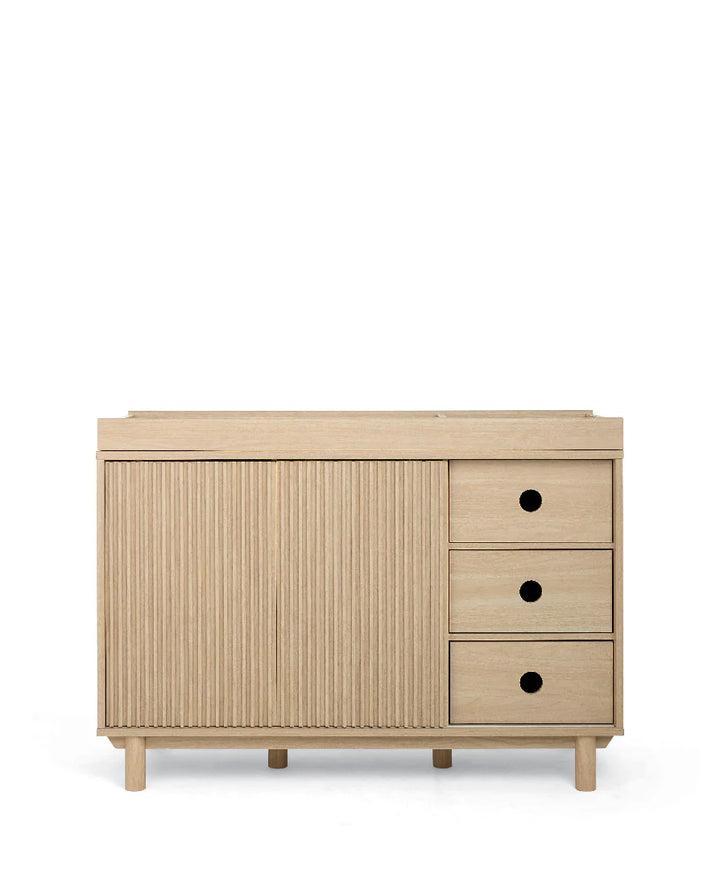 Mamas & Papas Oska WIDE 3 Drawer Dresser Changer - Oak