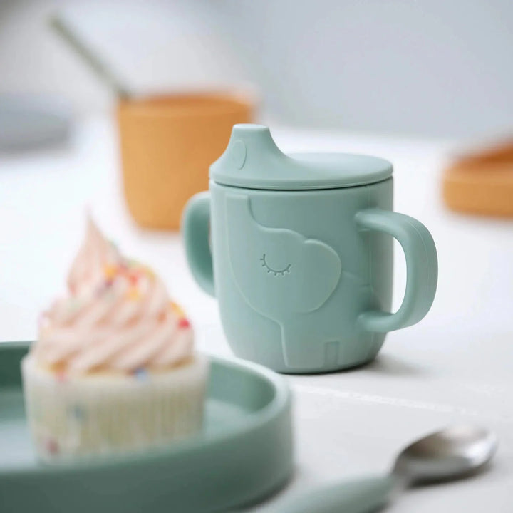 Done by Deer Peekaboo Spout & Snack Cup Set - Powder