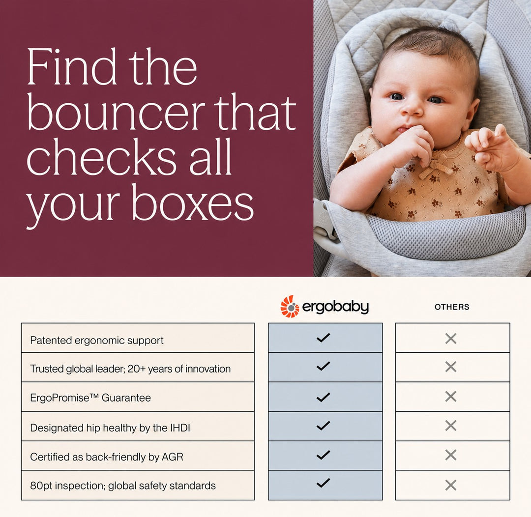Ergobaby Evolve 3 in 1 Bouncer Mesh - Cream