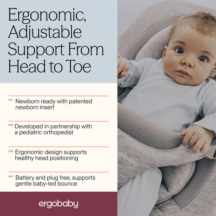 Ergobaby Evolve 3 in 1 Bouncer Mesh - Cream