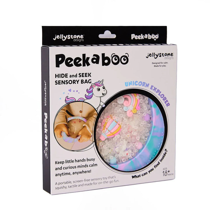 Jellystone Designs Peekaboo Sensory Bag - Unicorn