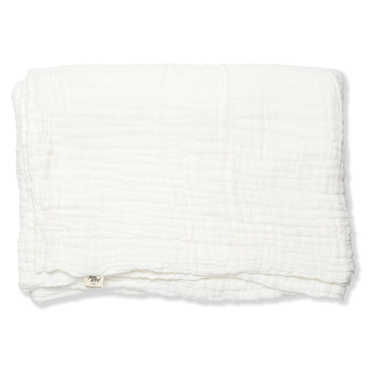 Fibre For Good Organic Cotton Baby Muslin Wrap - White
